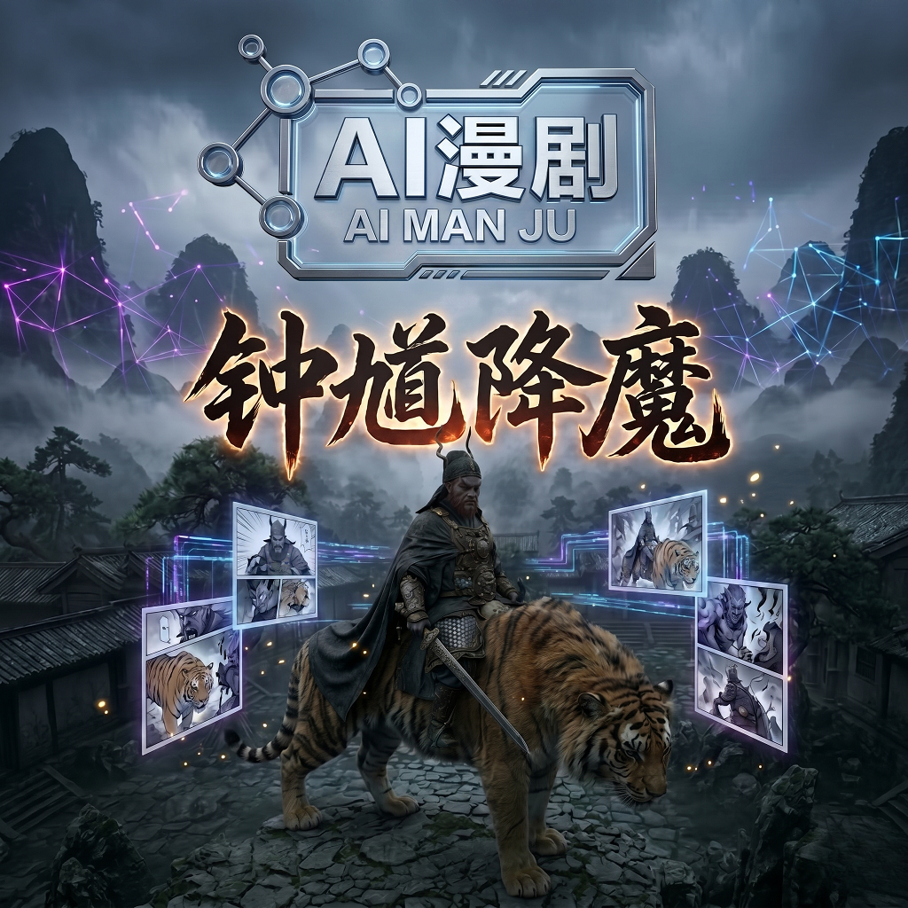 AI漫剧制作——《黑神话：钟馗降魔》